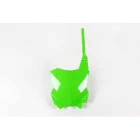 Plaque numéro frontale UFO vert fluo Kawasaki KX450F