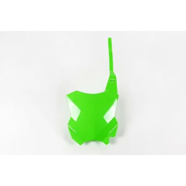 Plaque numéro frontale UFO vert fluo Kawasaki KX450F