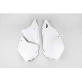 Plaques latérales UFO blanc Suzuki DR-Z400E