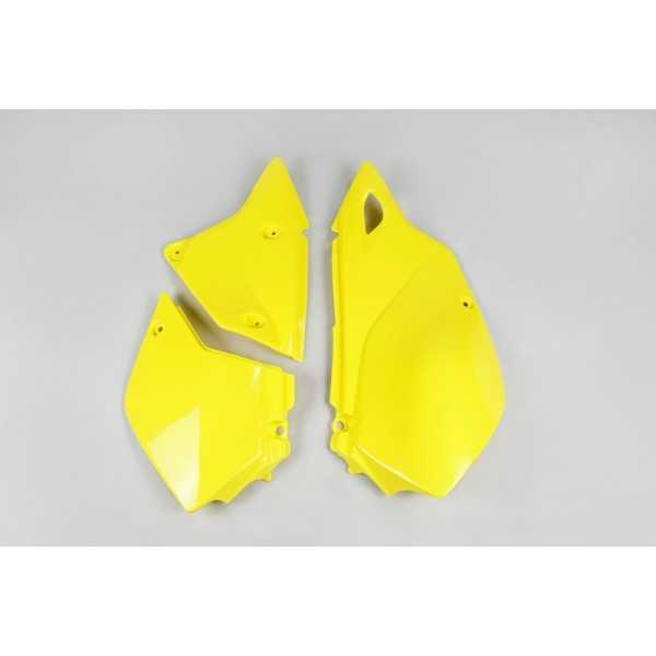 Plaques latérales UFO jaune Suzuki DR-Z400E