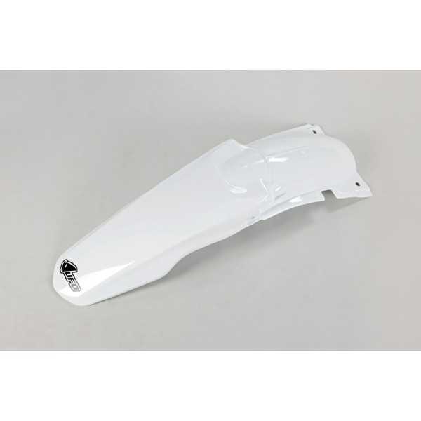 Garde-boue arrière blanc & support de plaque UFO Suzuki RM125/250