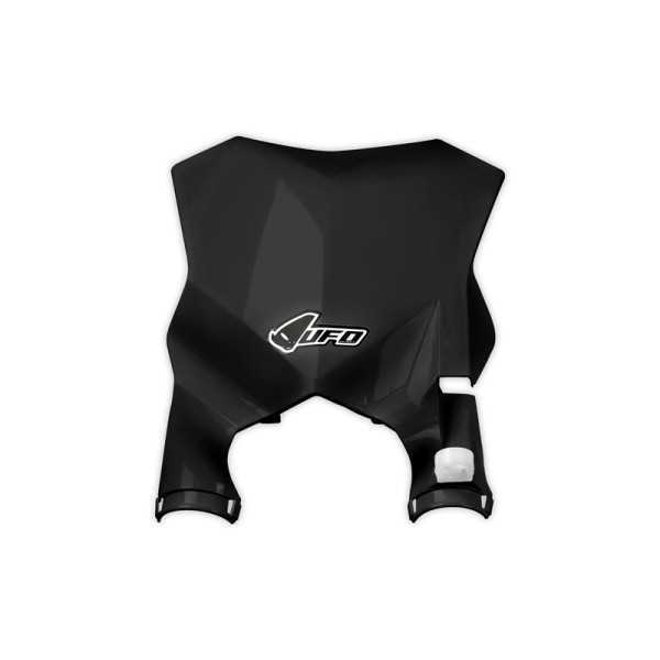 Plaque numéro frontale UFO Stadium noir Kawasaki KX250F/450F