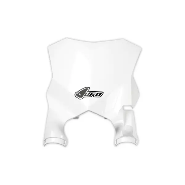 Plaque numéro frontale UFO Stadium blanc Kawasaki KX250F/450F