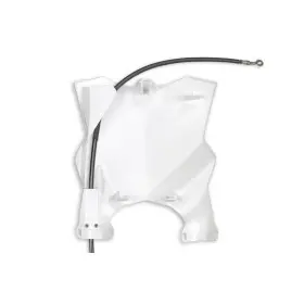 Plaque numéro frontale UFO Stadium blanc Kawasaki KX250F/450F