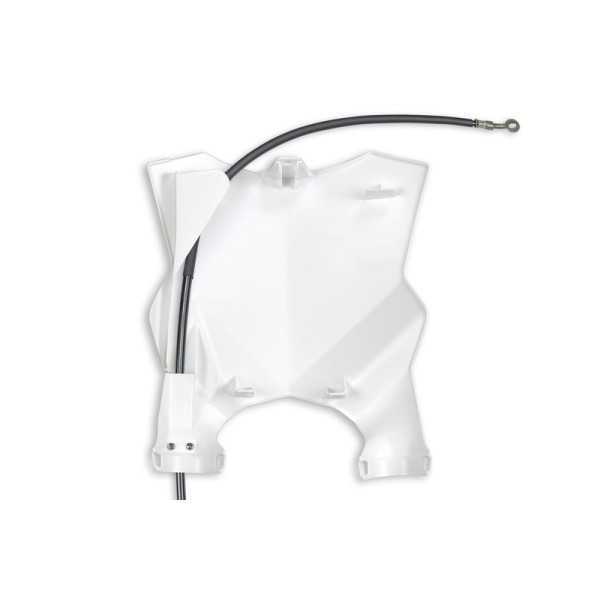 Plaque numéro frontale UFO Stadium blanc Kawasaki KX250F/450F