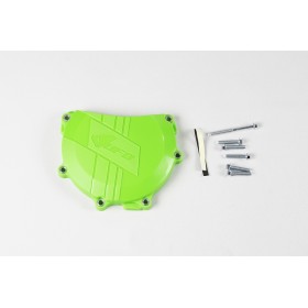 Protège carter embrayage UFO vert Kawasaki KX450F