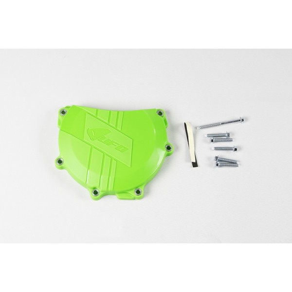 Protège carter embrayage UFO vert Kawasaki KX450F
