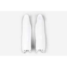 Protections de fourche UFO blanc Yamaha