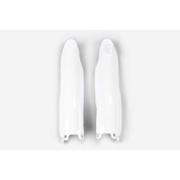 Protections de fourche UFO blanc Yamaha