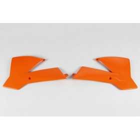 Ouïes de radiateur UFO orange KTM SX65