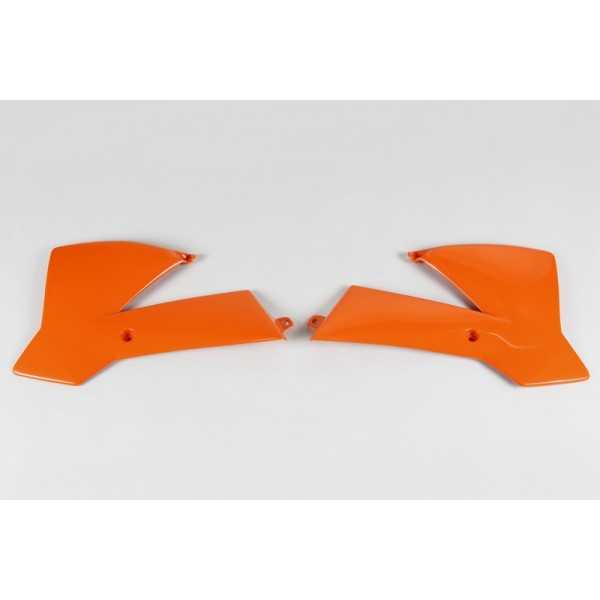 Ouïes de radiateur UFO orange KTM SX65