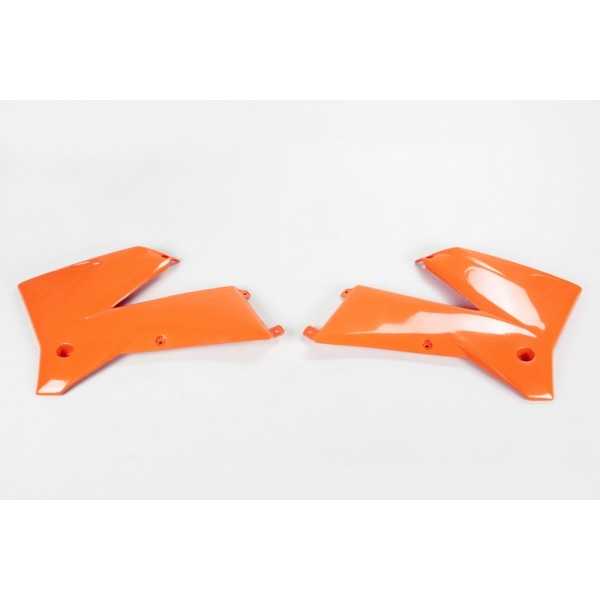 Ouïes de radiateur UFO orange KTM