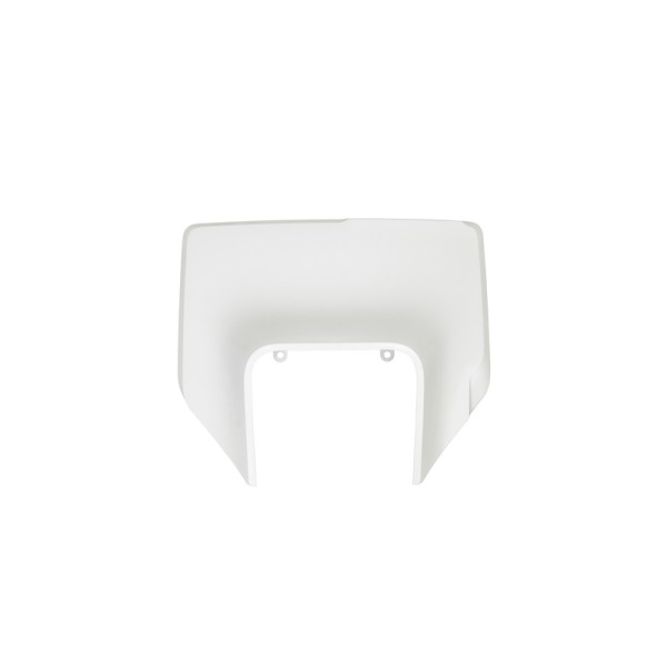 Plaque numéro frontale UFO blanc Husqvarna FE/TE