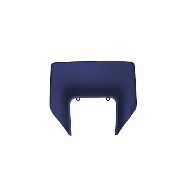 Plaque numéro frontale UFO bleu Husqvarna FE/TE