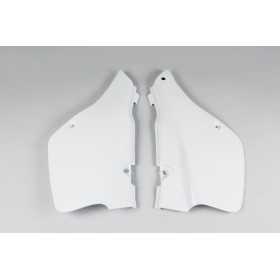 Plaques latérales UFO blanc Suzuki RM250