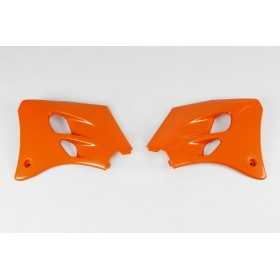 Ouïes de radiateur UFO orange KTM SX60/65