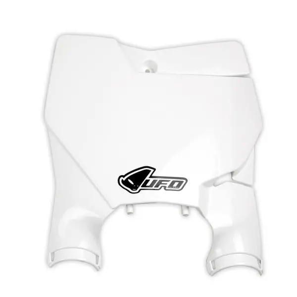 Plaque numéro frontale UFO Stadium blanc KTM