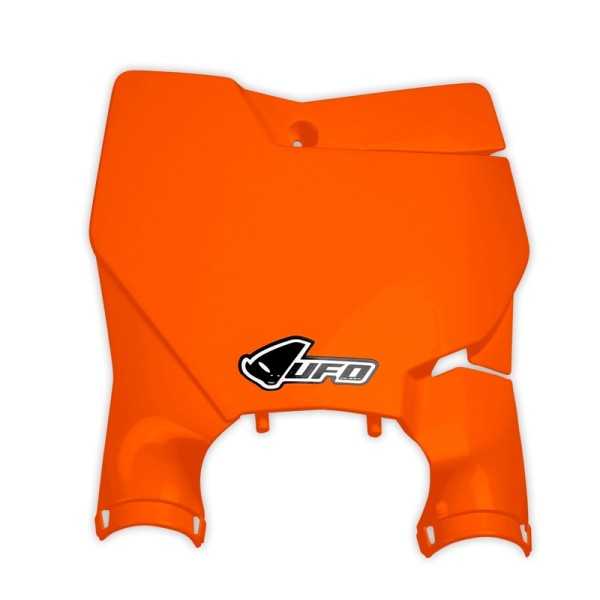 Plaque numéro frontale UFO Stadium orange fluo KTM