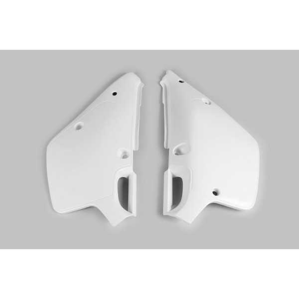 Plaques latérales UFO blanc Yamaha