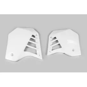 Ouïes de radiateur UFO blanc Yamaha YZ125