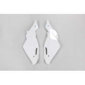 Plaques latérales UFO blanc Husqvarna