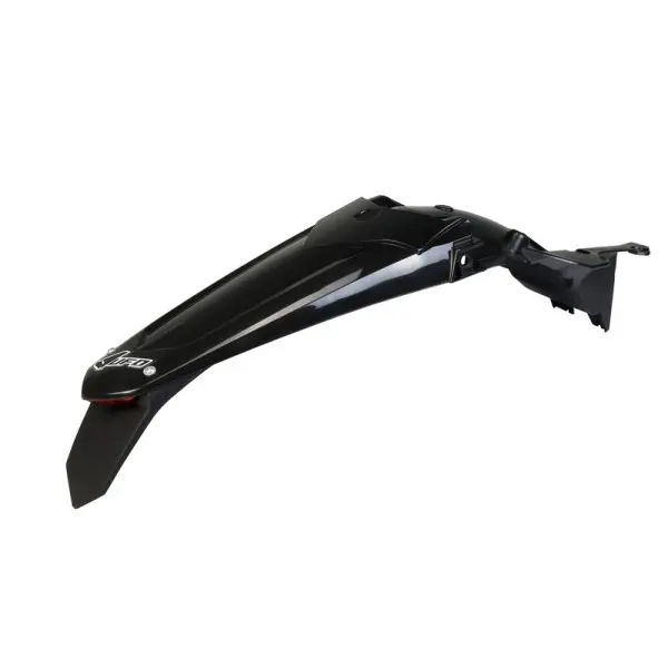 Garde-boue arrière + support de plaque avec feu UFO noir Yamaha WR450F
