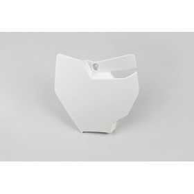 Plaque numéro frontale UFO blanc KTM SX65