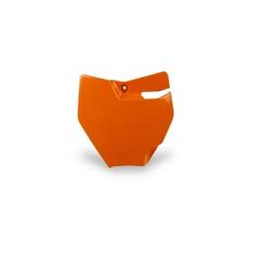 Plaque numéro frontale UFO orange KTM SX65