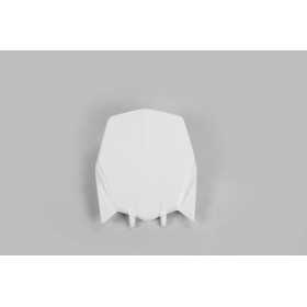 Plaque numéro frontale UFO blanc Husqvarna TE/TC