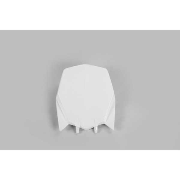 Plaque numéro frontale UFO blanc Husqvarna TE/TC