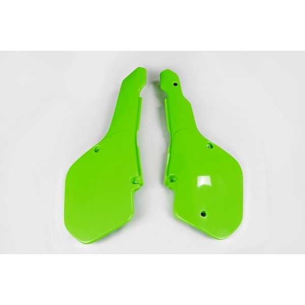 Plaques latérales UFO vert KX Kawasaki KX