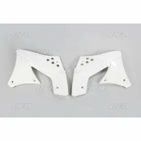 Ouïes de radiateur UFO blanc Kawasaki KX250F