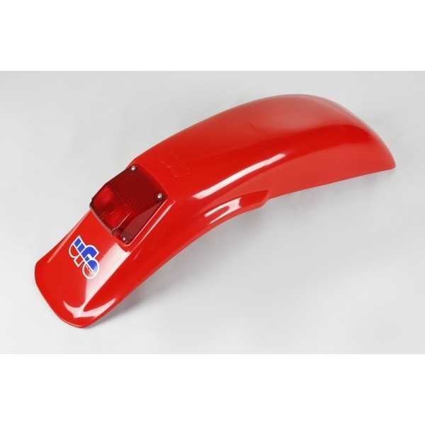 Garde-boue arrière + feu UFO Enduro rouge