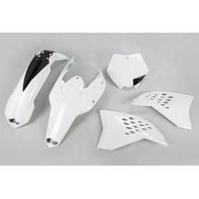 Kit plastique UFO blanc KTM