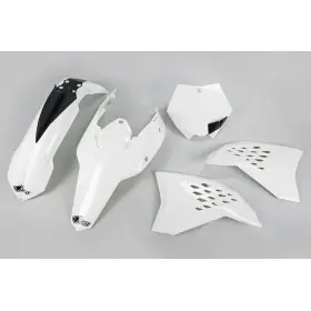 Kit plastique UFO blanc KTM