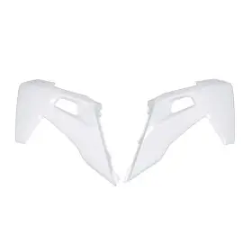 Ouies de radiateur UFO blanc Husqvarna FE/TE