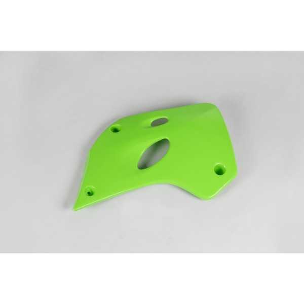 Ouïes de radiateur UFO vert Kawasaki KX80