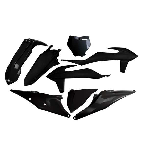 Kit plastiques UFO noir KTM SX/SX-F