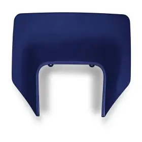 Plaque numéro frontale UFO Husqvarna bleu