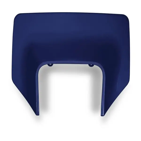 Plaque numéro frontale UFO Husqvarna bleu