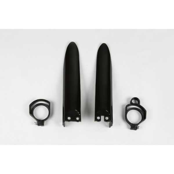 Protections de fourche UFO noir Kawasaki KX85