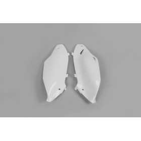 Plaques latérales UFO blanc Kawasaki KX250F/450F