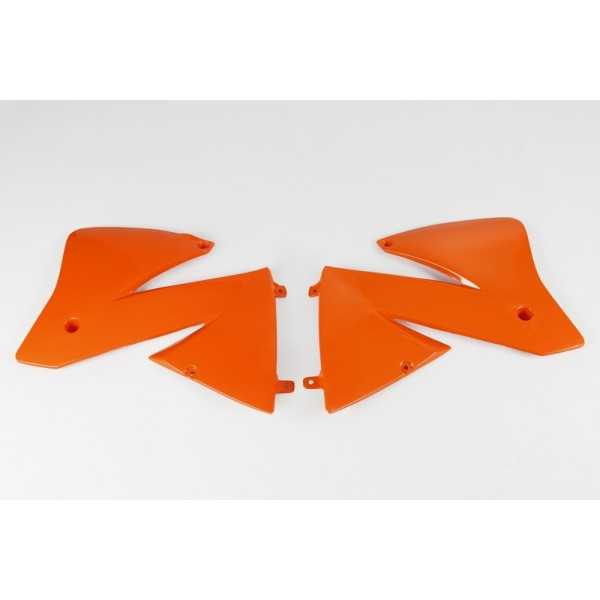 Ouïes de radiateur UFO orange KTM EXC