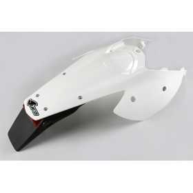 Garde-boue arrière + support de plaque avec feu UFO blanc KTM