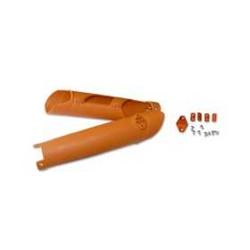 Protections de fourche UFO orange KTM