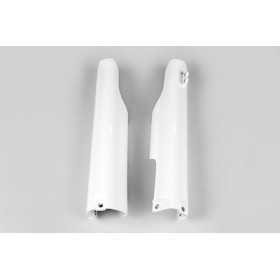 Protections de fourche UFO blanc Yamaha