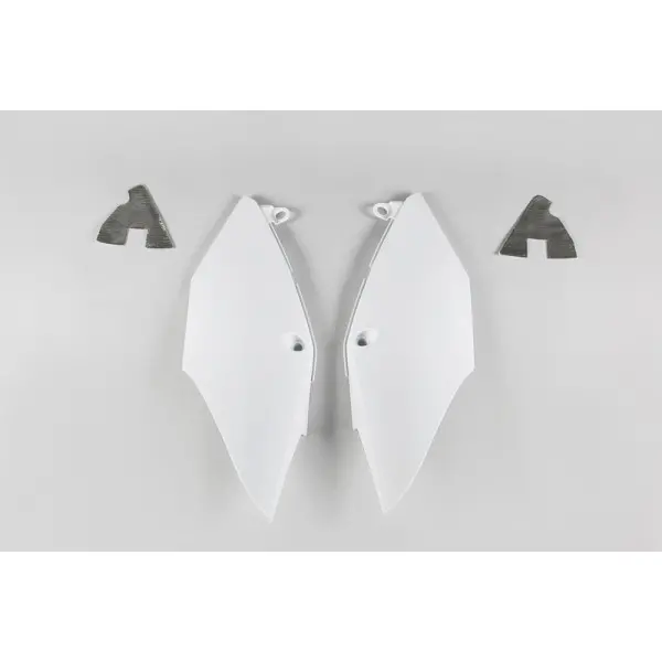 Plaques latérales UFO blanc Honda CRF250R/450R/RX