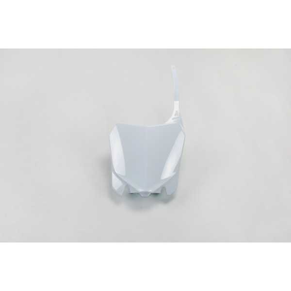 Plaque numéro frontale UFO blanc Honda CRF250R/450R