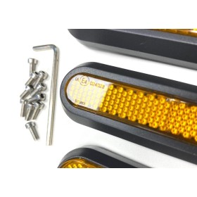 Jeu de catadioptres de fourche avant V BIKE pour trottinette électrique