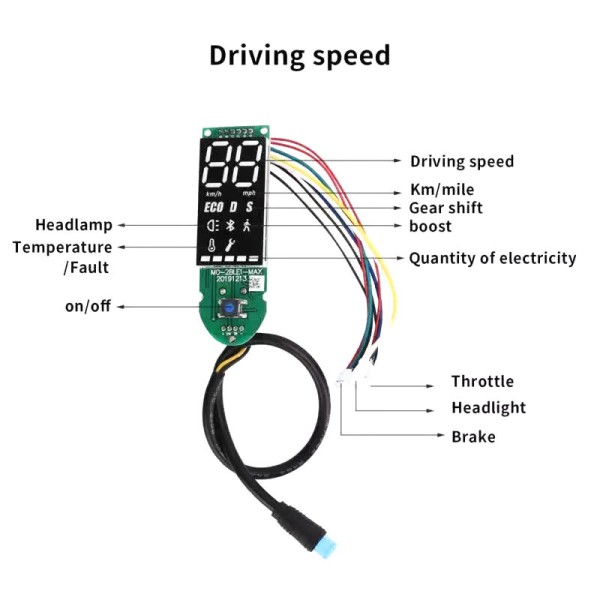 Circuit imprimé Bluethooth V BIKE pour trottinette électrique